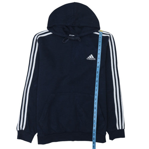 Adidas Men's Blue Pullover Hoodie Size M Sports Fleece