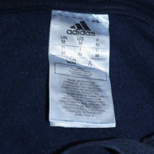Adidas Men's Blue Pullover Hoodie Size M Sports Fleece