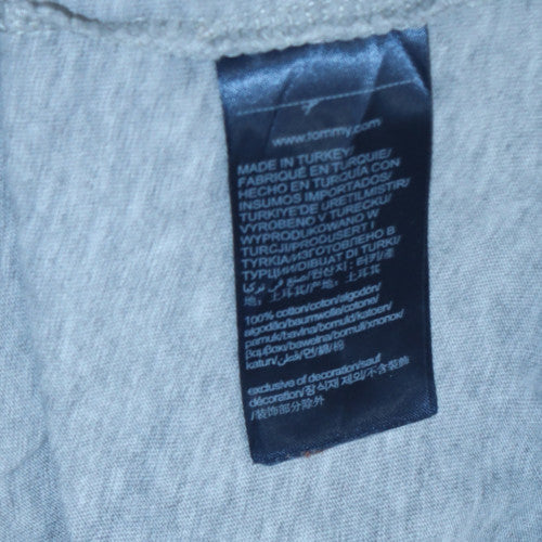 Tommy Hilfiger Men's Grey Crew Neck Short Sleeve T-Shirt M