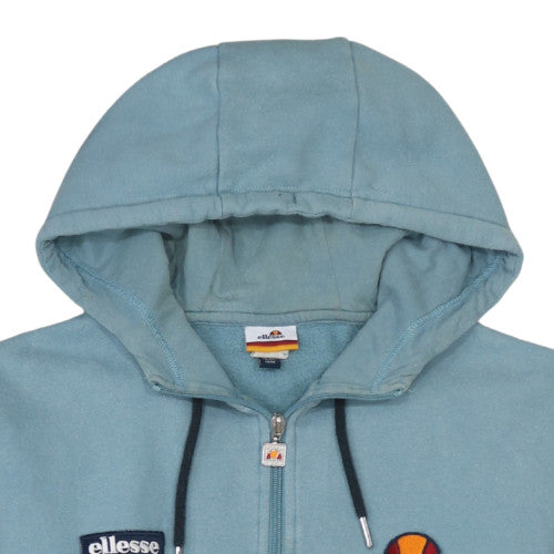 Ellesse Men's Blue XL 1/2 Zip Hoodie Sweatshirt Retro Sportswear
