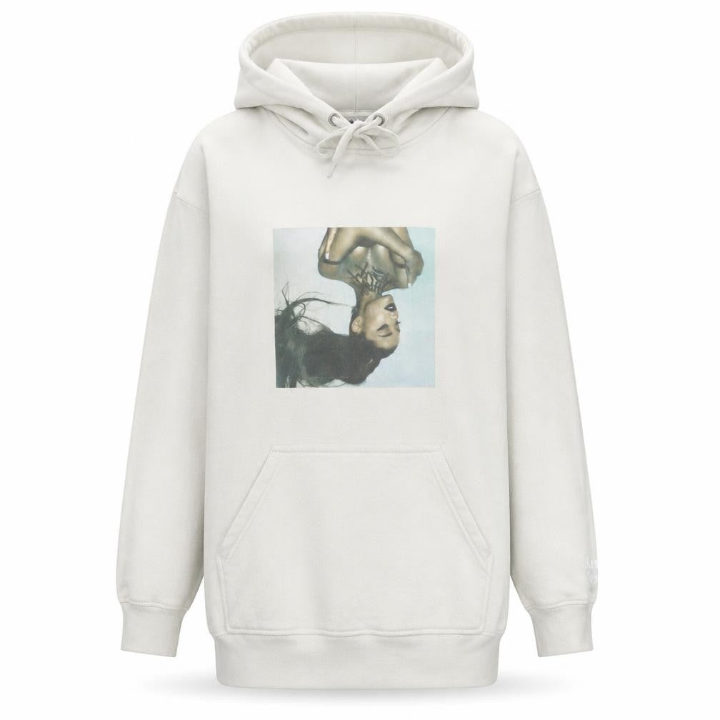 Ariana Grande Women Beige Long Sleeve Pullover Hoodie Dress Size M