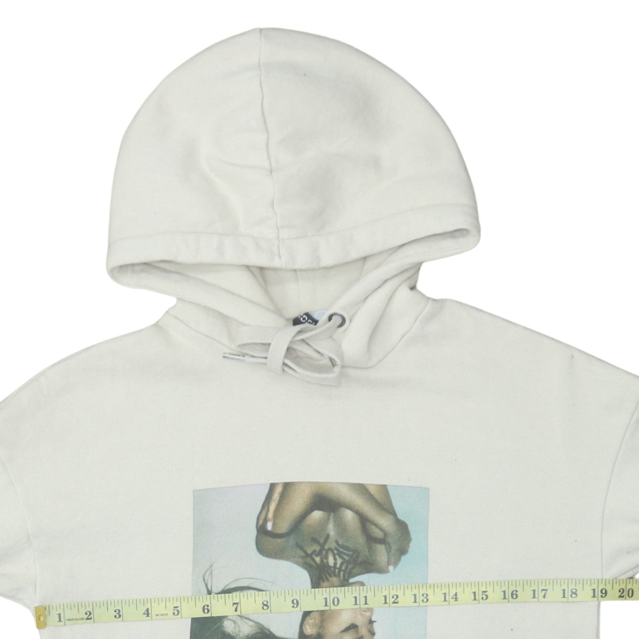 Ariana Grande Women Beige Long Sleeve Pullover Hoodie Dress Size M