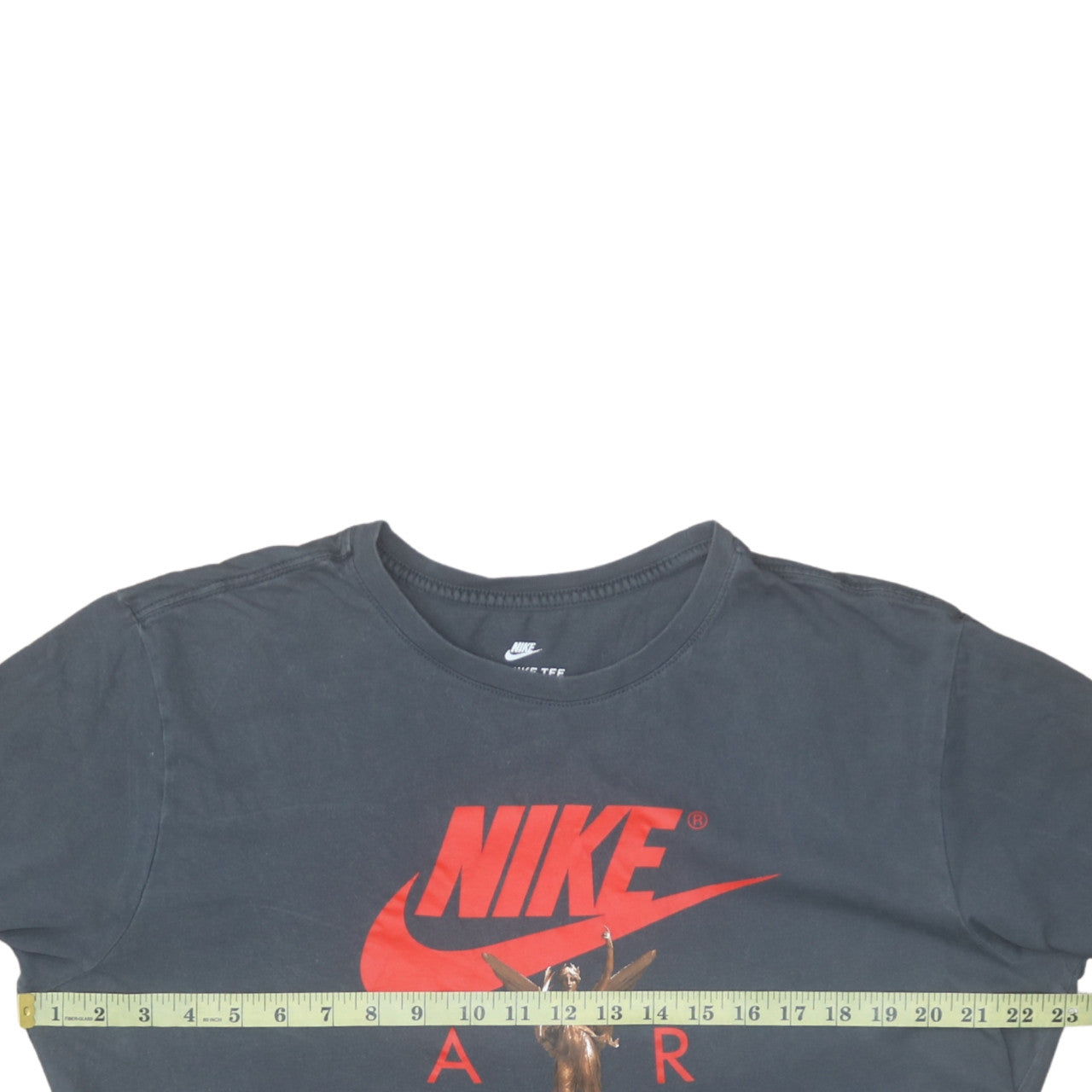Nike Men's Black XL Athletic Fit Cotton Graphic T-Shirt