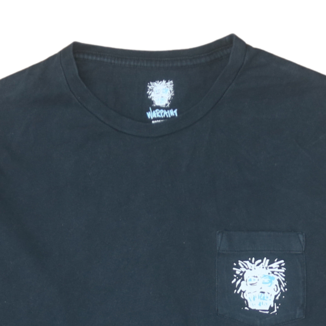 Quiksilver Men’s Black Long Sleeve Graphic Pocket T-Shirt Size S