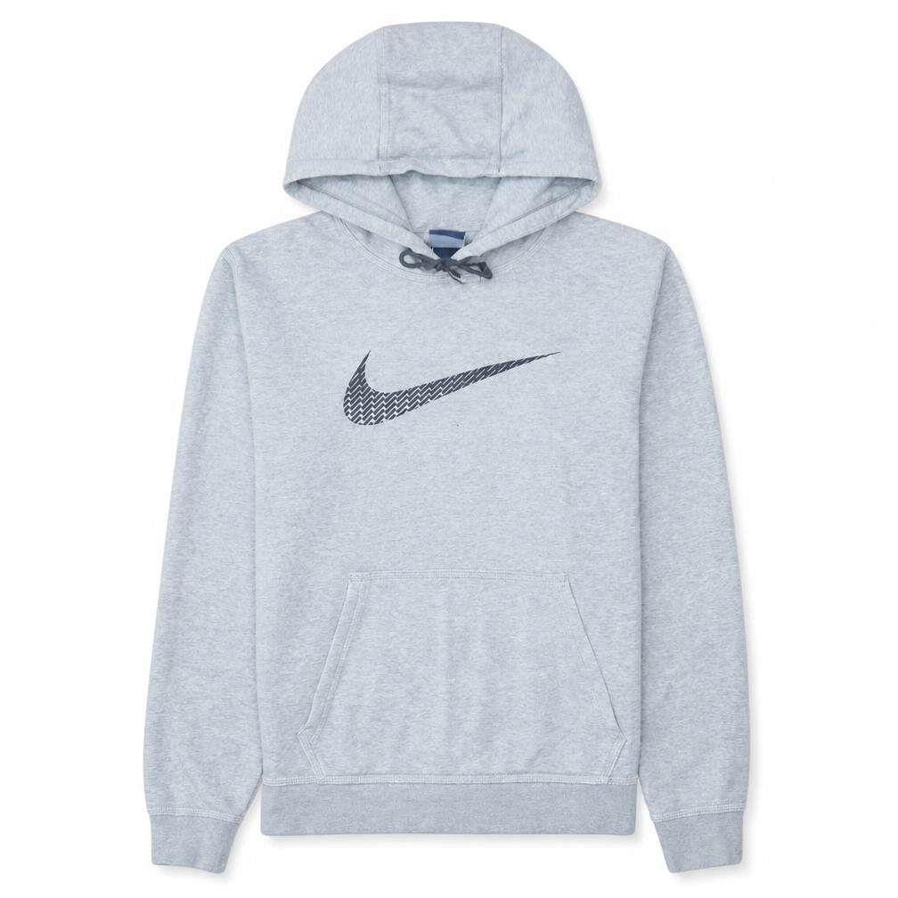 Nike Men's Grey Pullover Hoodie Medium Graphic Sportswear