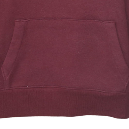 Hollister Men’s Red Pullover Hoodie XS Embroidered Logo Fleece