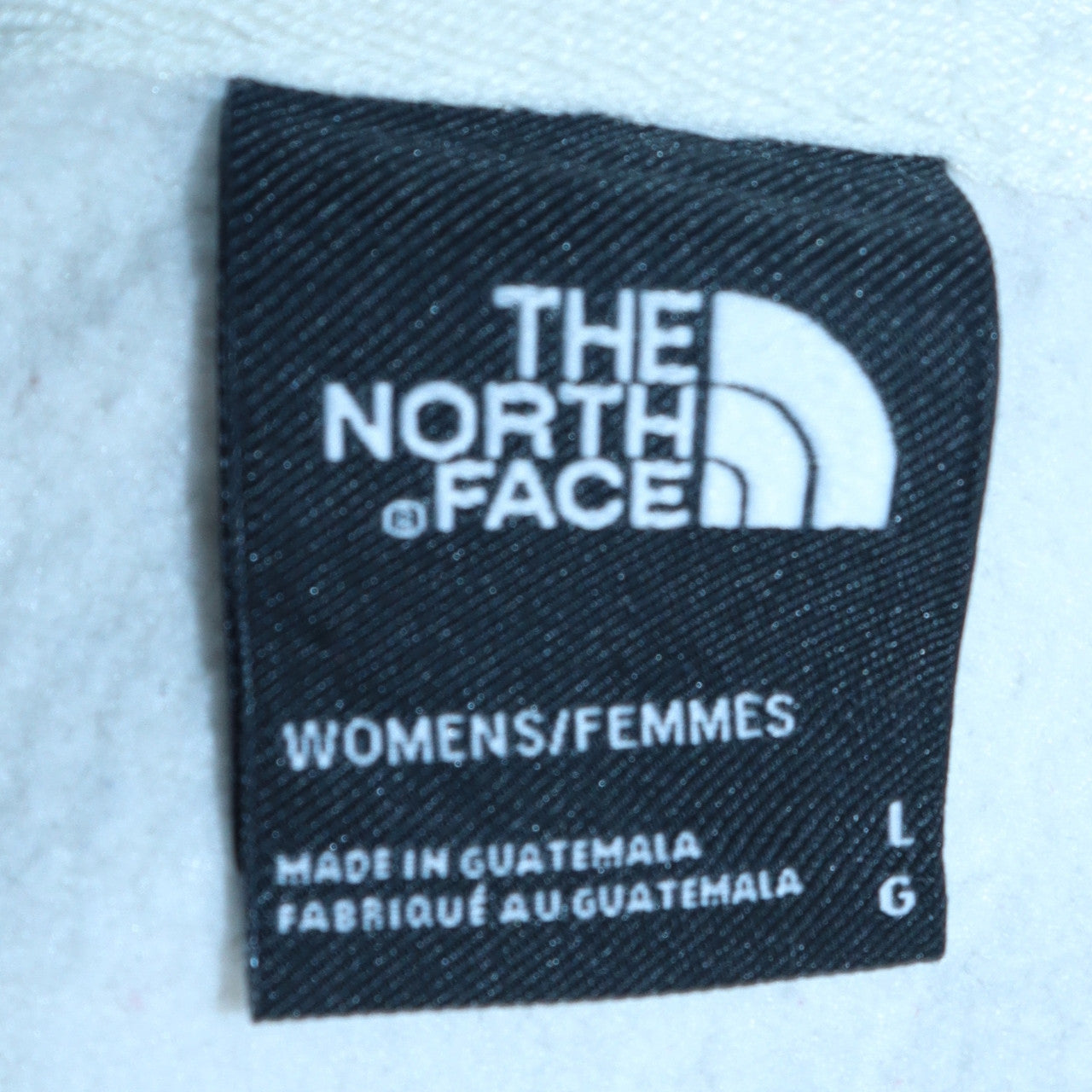 The North Face Womens Beige Large Pullover Hoodie Cotton Blend