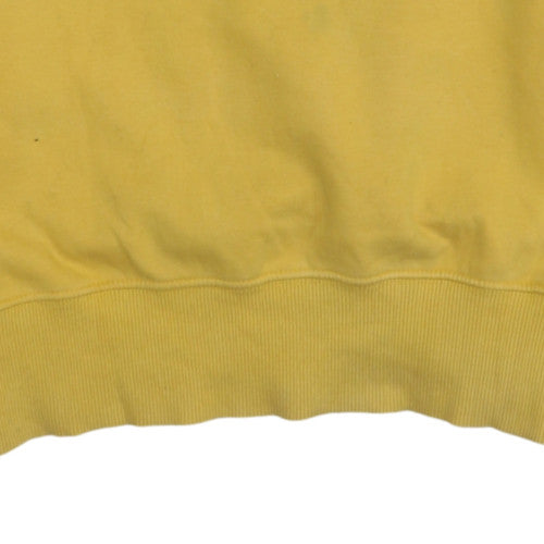 Ellesse Mens Yellow Crew Neck Pullover Sweatshirt Size S
