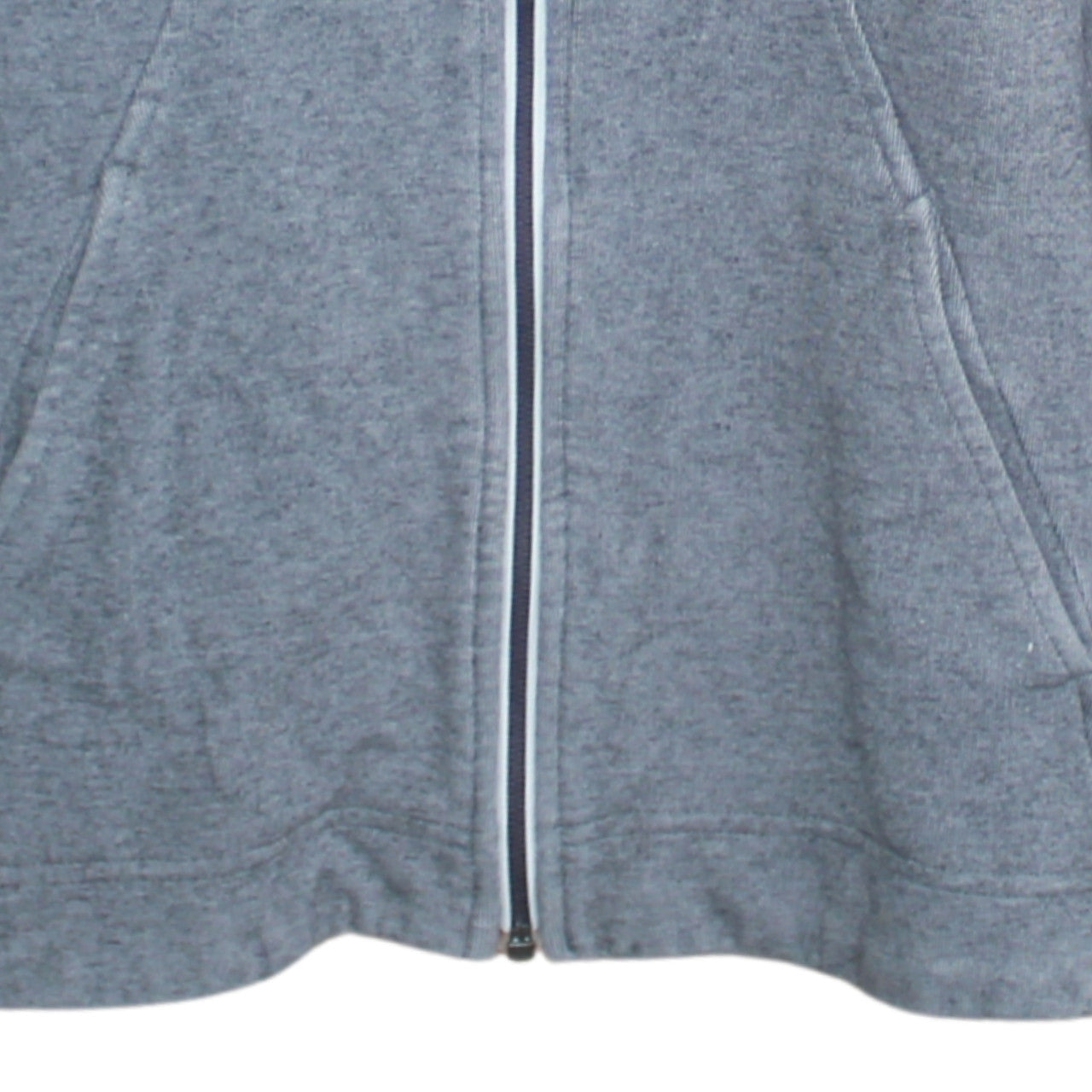Nike Womens Grey Full Zip Hoodie XS Cotton Blend Sportswear