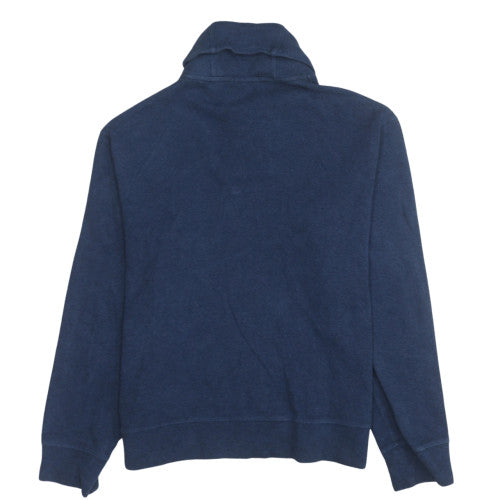 Ralph Lauren Men’s Blue Cotton Henley Jumper L Long Sleeve