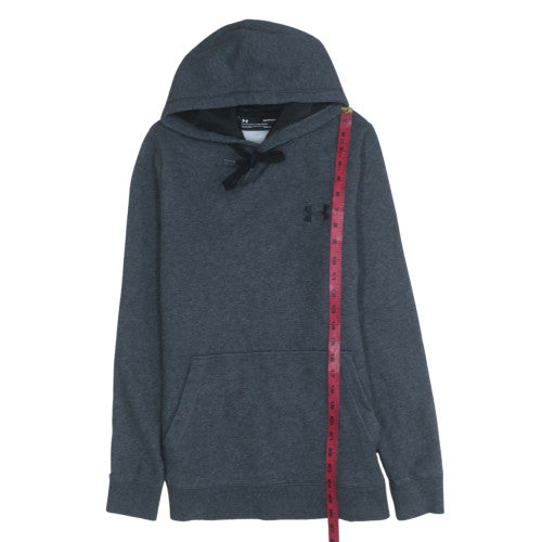 Under Armour Mens Grey Pullover Hoodie Size S Athletic Fit