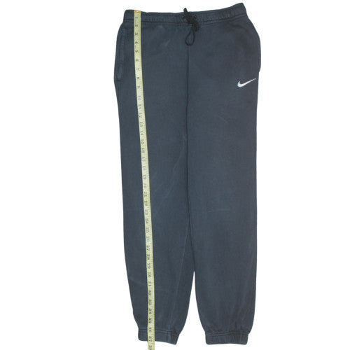 Nike Men's Black Fleece Sweatpants S Regular Fit Logo Joggers