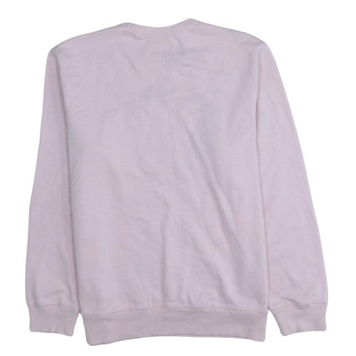 GAP Womens Pink Logo Pullover Sweatshirt Size L Cotton Blend