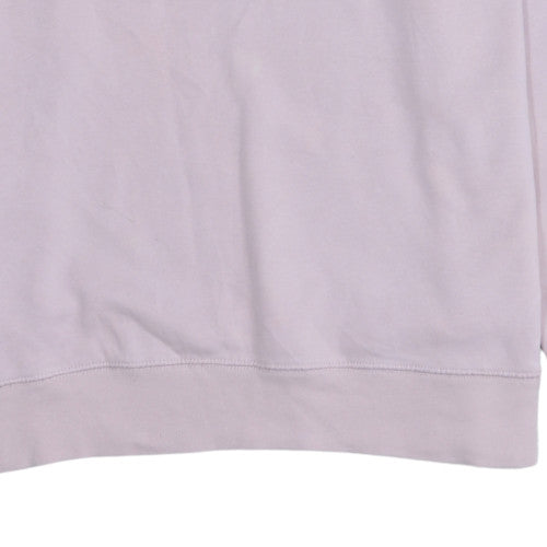 GAP Womens Pink Logo Pullover Sweatshirt Size L Cotton Blend