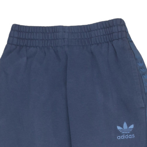 adidas Boys Blue Cargo Jogger Sweatpants 11-12 Years Cotton Fleece