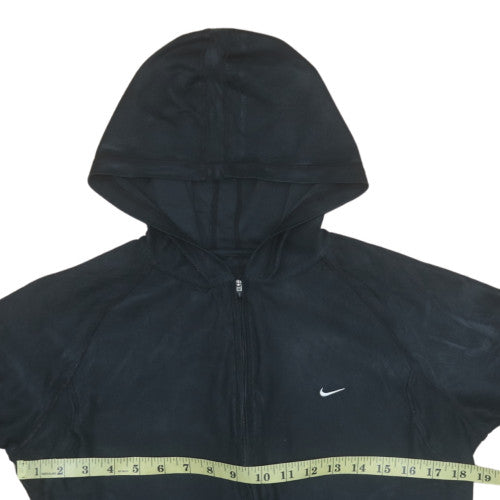 Nike Women's Black Full Zip Hoodie Size M Lightweight Sportswear