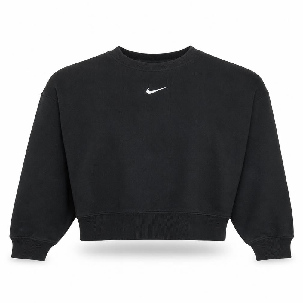 Nike Womens Black Crew Neck Pullover Sweatshirt M