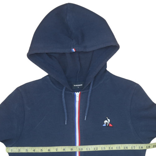Le Coq Sportif Men's Blue Full Zip Hoodie Size S Sportswear