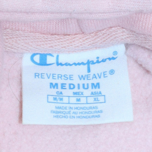 Champion Women's Pink Reverse Weave Pullover Hoodie Size M
