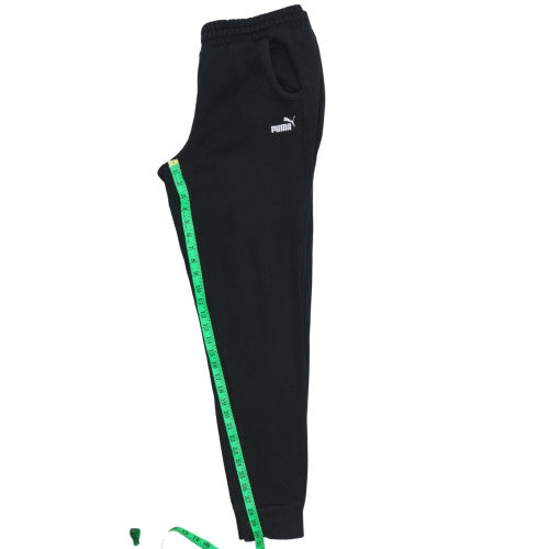 Puma Women’s Black Fleece Sweatpants Size 14 Regular Fit