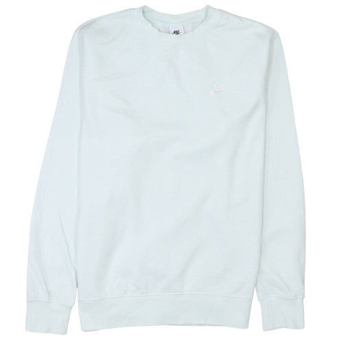 Nike Men's White L Pullover Crew Neck Sweatshirt Fleece