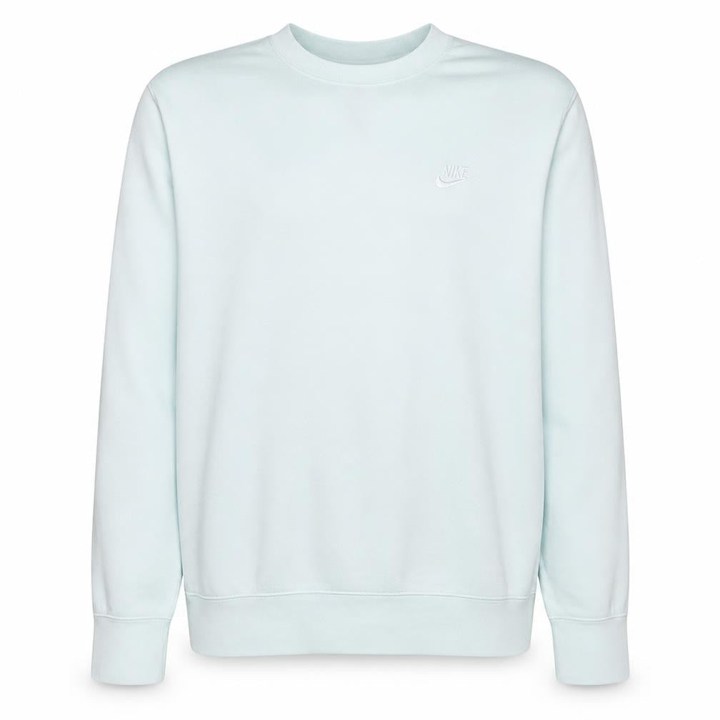 Nike Men's White L Pullover Crew Neck Sweatshirt Fleece