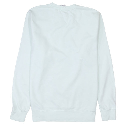 Nike Men's White L Pullover Crew Neck Sweatshirt Fleece