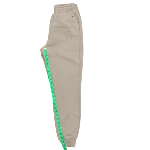 Tommy Hilfiger Womens Beige XXS Jogger Sweatpants Cotton Blend