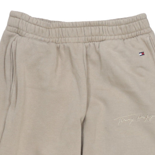 Tommy Hilfiger Womens Beige XXS Jogger Sweatpants Cotton Blend