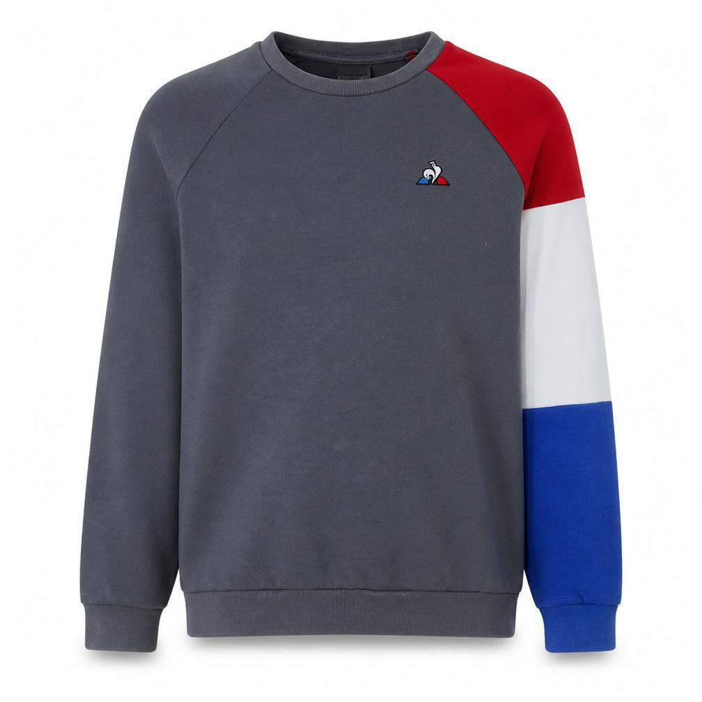 Le Coq Sportif Men's Multicoloured Small Sweatshirt Crew Neck Pullover