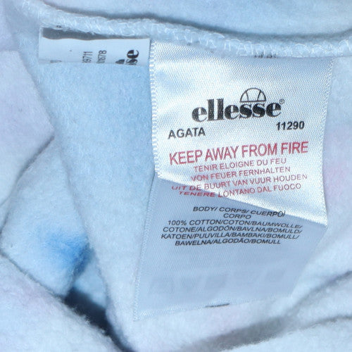 Ellesse Womens Multicoloured Tie Dye Pullover Sweatshirt UK 12