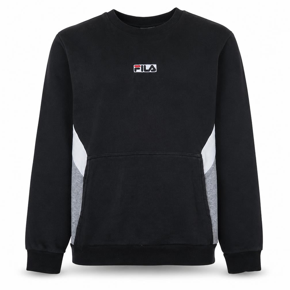 Fila Men's Black M Pullover Crew Neck Sweatshirt