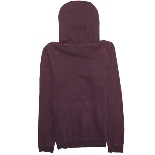 Nike Men's Maroon Pullover Hoodie XS Cotton Blend Logo Sweatshirt