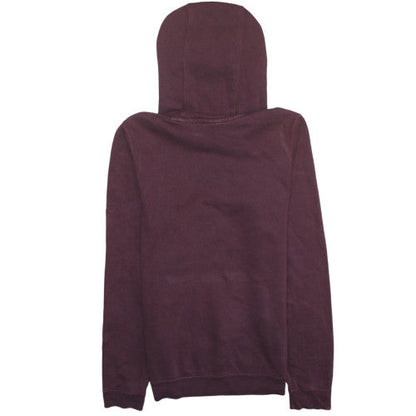 Nike Men's Maroon Pullover Hoodie XS Cotton Blend Logo Sweatshirt