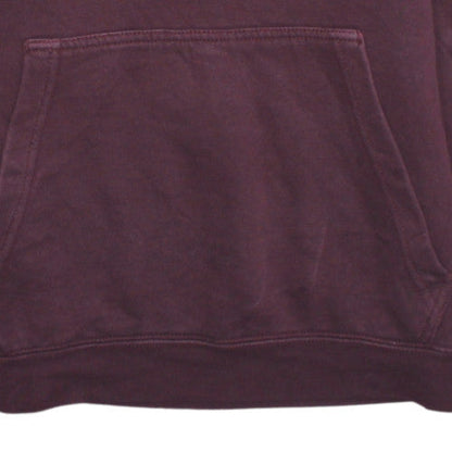 Nike Men's Maroon Pullover Hoodie XS Cotton Blend Logo Sweatshirt