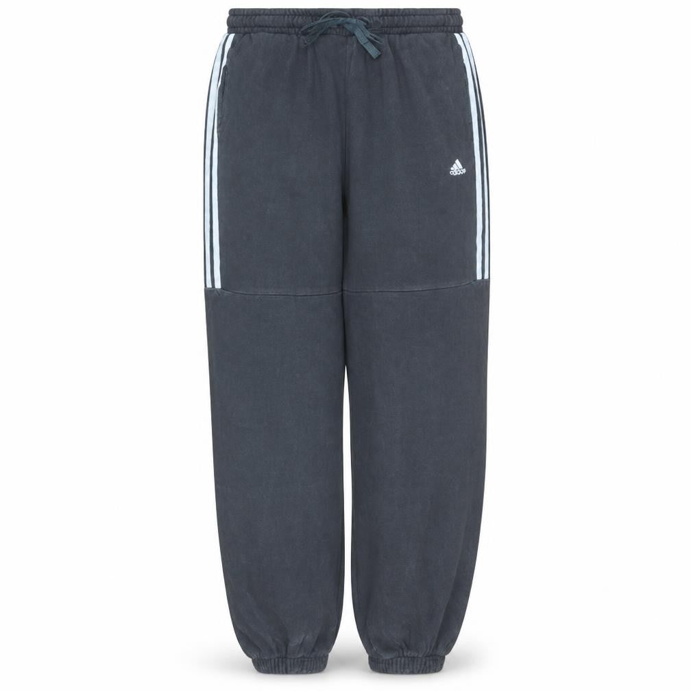 Adidas Womens Black Jogger Trousers M Regular Fit Fleece Activewear