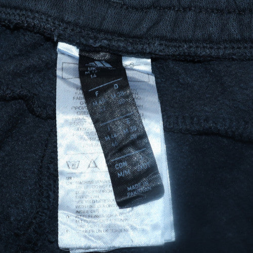 Adidas Womens Black Jogger Trousers M Regular Fit Fleece Activewear