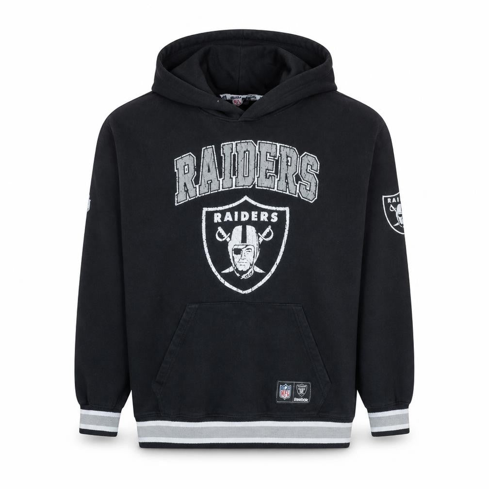 Primark NFL Raiders Black Men's Pullover Hoodie Size M