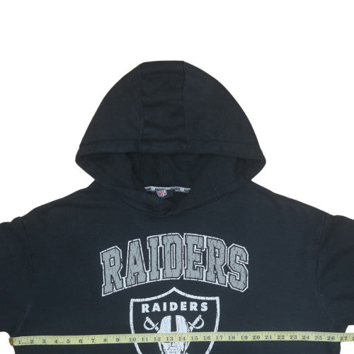 Primark NFL Raiders Black Men's Pullover Hoodie Size M