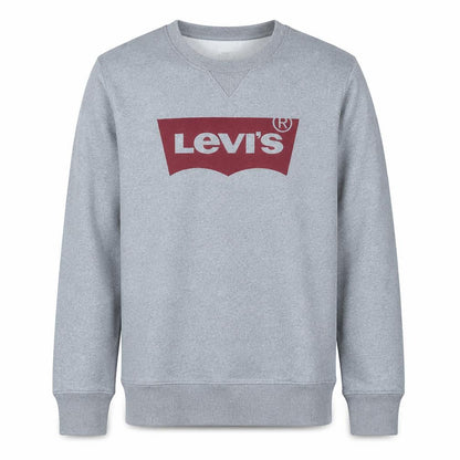 Levi's Men's Grey Logo Crew Neck Sweatshirt Size M