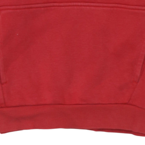 Nike Boys Red Pullover Hoodie Sweatshirt M 13-14 Years Fleece Logo