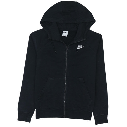 Nike Men's Black Full Zip Hoodie Small Fleece Sweatshirt