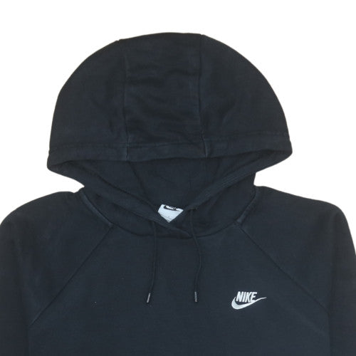 Nike Womens Black Pullover Hoodie Size L Cotton Blend Casual