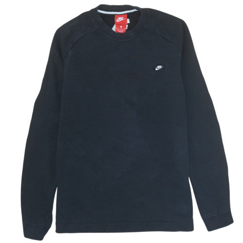 Nike Men's Black Crew Neck Pullover Sweatshirt M Regular Fit