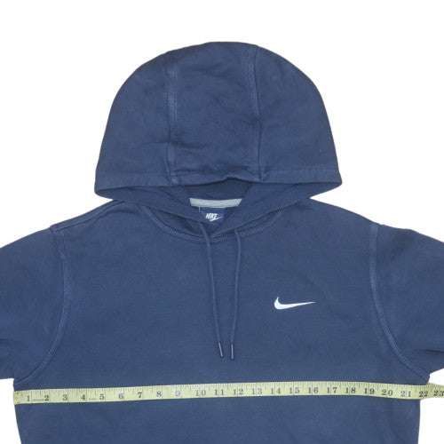 Nike Men's Blue Pullover Hoodie M Regular Fit Fleece Sweatshirt