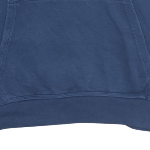 Nike Men's Blue Pullover Hoodie M Regular Fit Fleece Sweatshirt