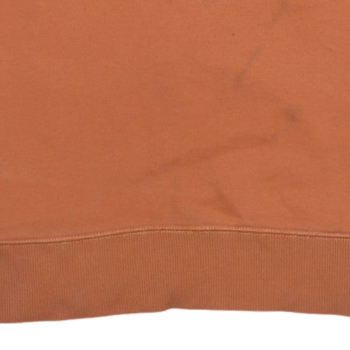 Tommy Hilfiger Men's Orange Crew Neck Pullover Sweatshirt M