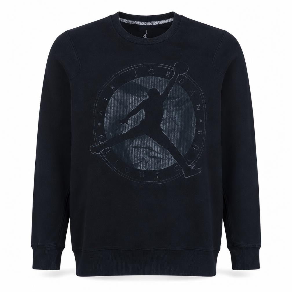 Jordan Men's Black XL Pullover Crew Neck Fleece Sweatshirt