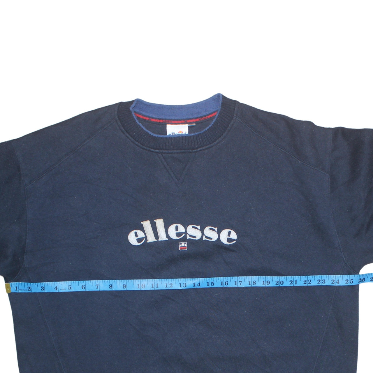 Ellesse Men's Navy Blue XL Crew Neck Pullover Sweatshirt