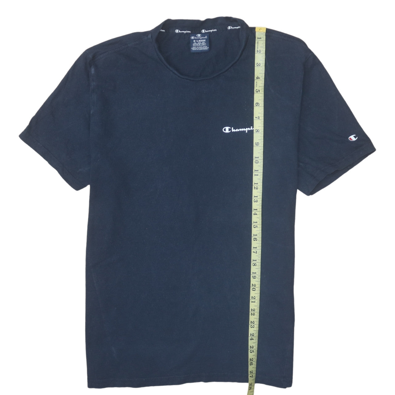 Champion Men's Blue XL Crew Neck Cotton Sports T-Shirt
